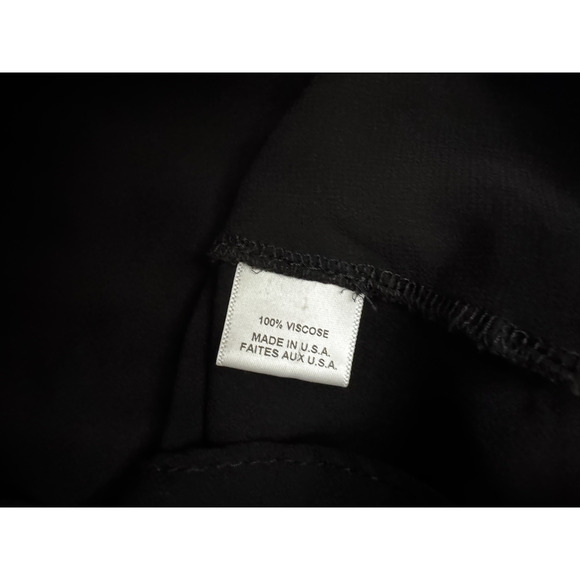 Misa Los Angeles Grommet Ruffle Mini Dress Black Womens Size M - Picture 8 of 8